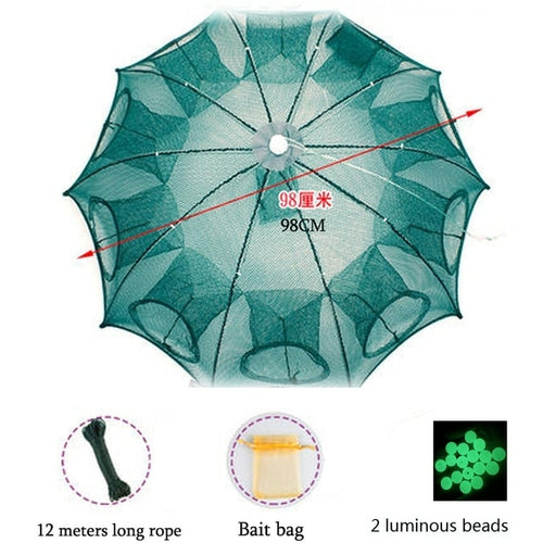 4-20 Holes Fishing Net Folded