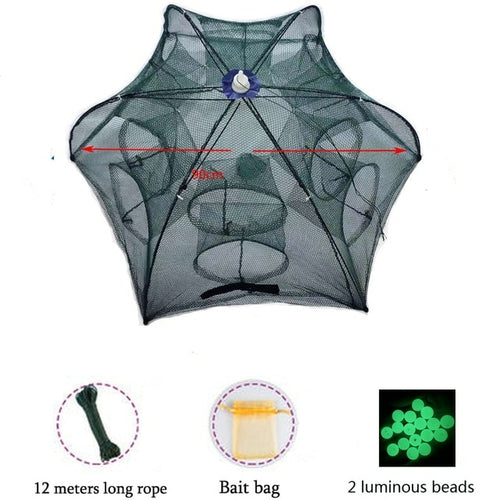 4-20 Holes Fishing Net Folded