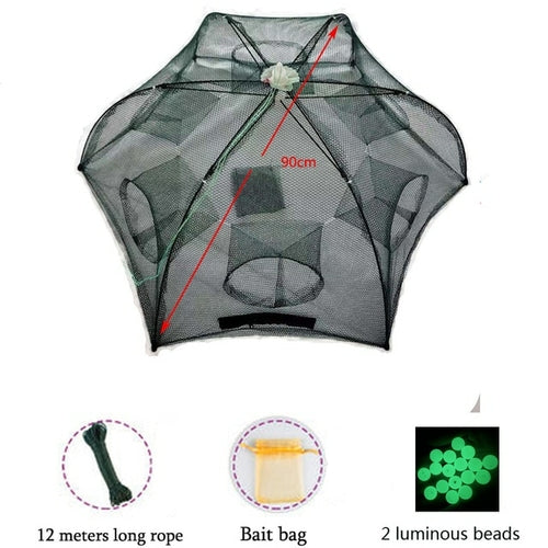 4-20 Holes Fishing Net Folded