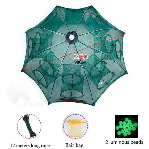 4-20 Holes Fishing Net Folded