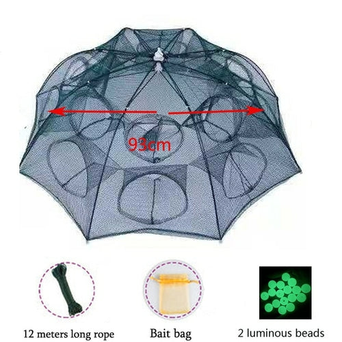 4-20 Holes Fishing Net Folded