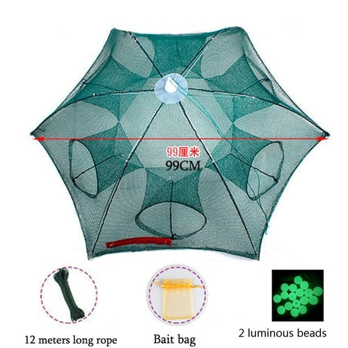 4-20 Holes Fishing Net Folded