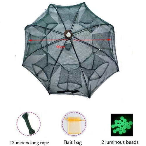 4-20 Holes Fishing Net Folded
