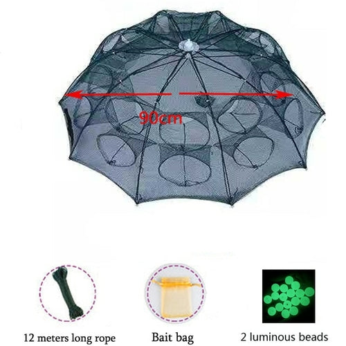 4-20 Holes Fishing Net Folded