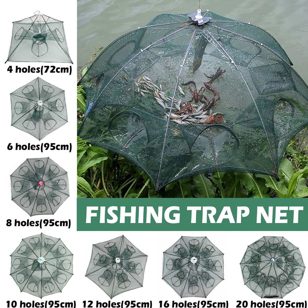 4-20 Holes Fishing Net Folded