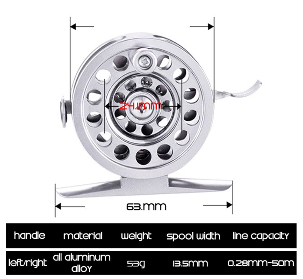 Fly Fishing Reel for Ice Fishing