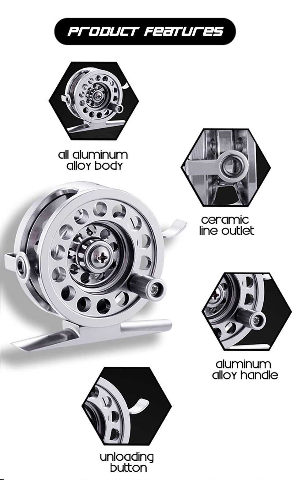 Fly Fishing Reel for Ice Fishing