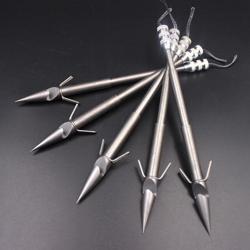 5pcs Stainless Steel Fishing Darts