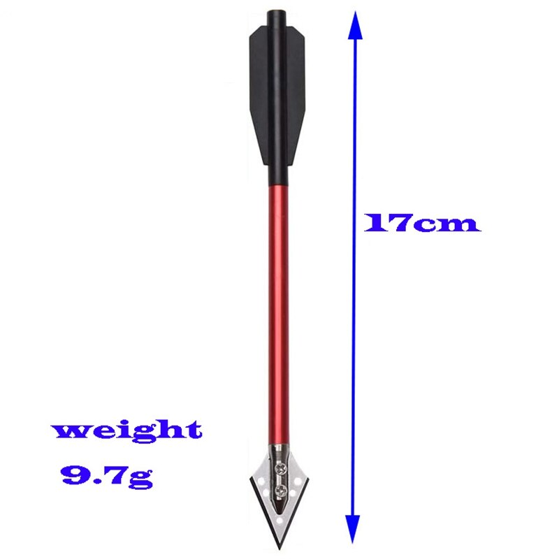 6/12pcs 6.5" Arrows Steel Thick Head Hunting