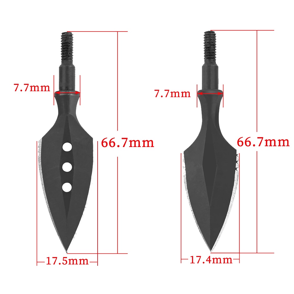 6/12pcs Archery 180 200grain Retro Arrowhead
