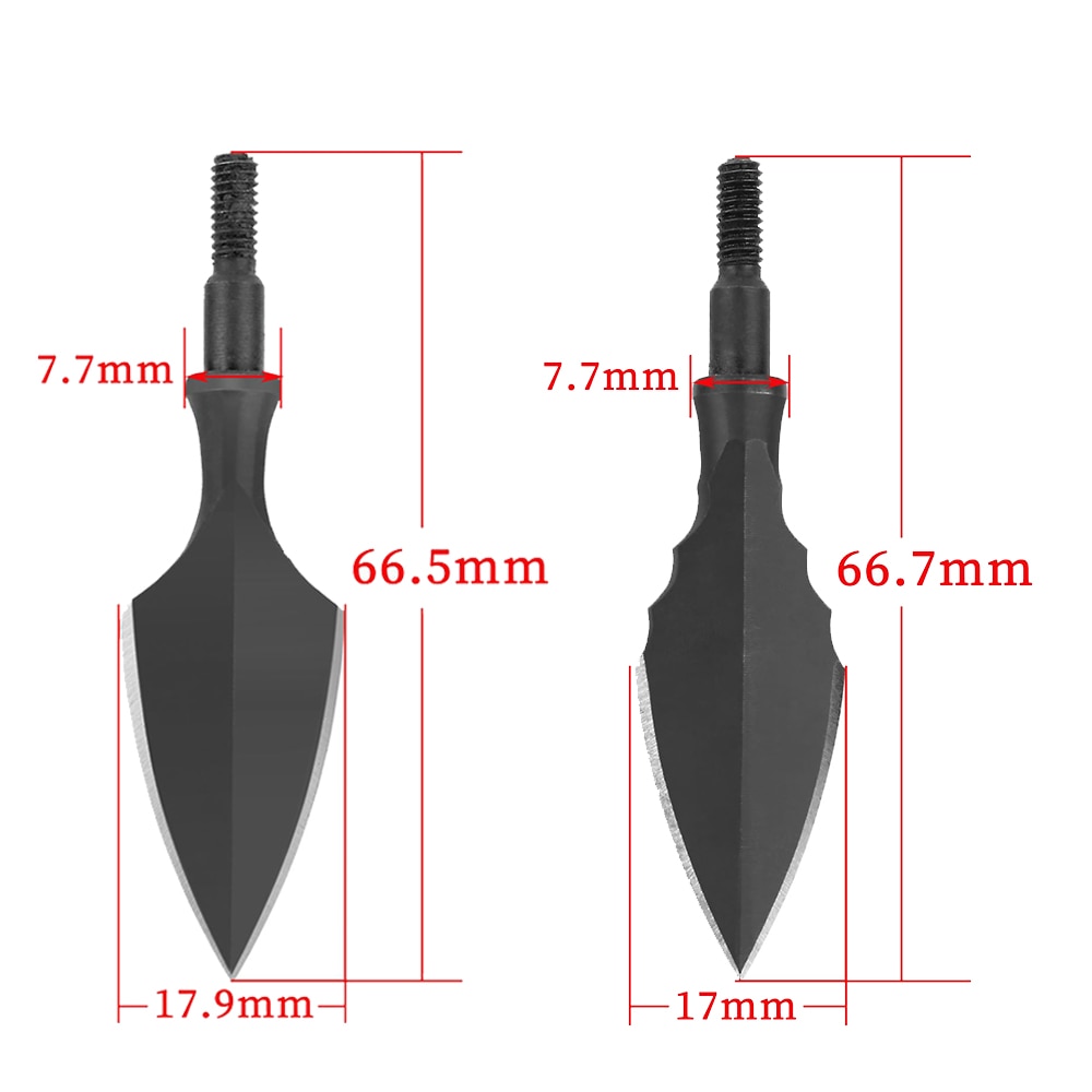 6/12pcs Archery 180 200grain Retro Arrowhead