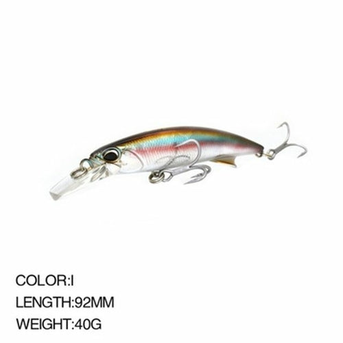 92mm/40g Sinking Minnow Fishing Lures bait