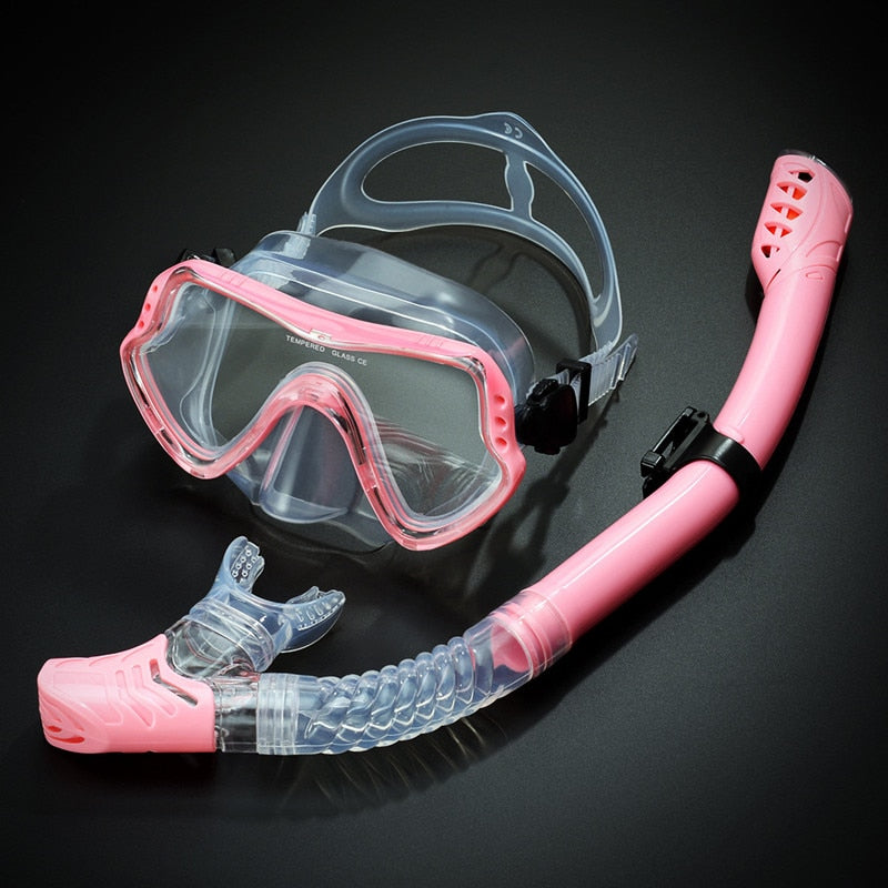 Diving Silicone Anti-fog Goggles Glasses Scuba
