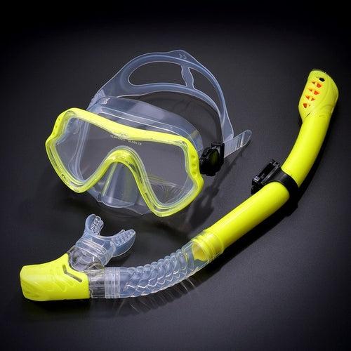 Diving Silicone Anti-fog Goggles Glasses Scuba