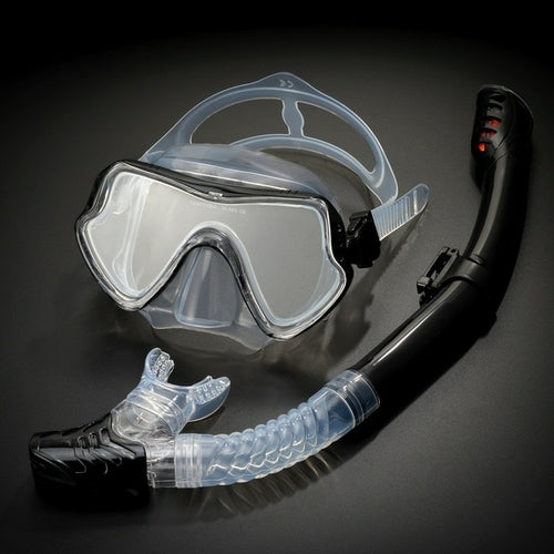 Diving Silicone Anti-fog Goggles Glasses Scuba