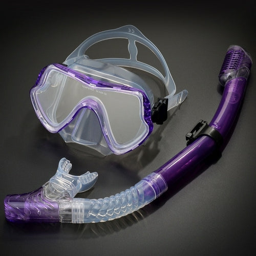 Diving Silicone Anti-fog Goggles Glasses Scuba