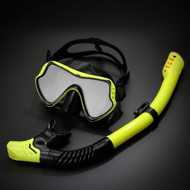 Diving Silicone Anti-fog Goggles Glasses Scuba