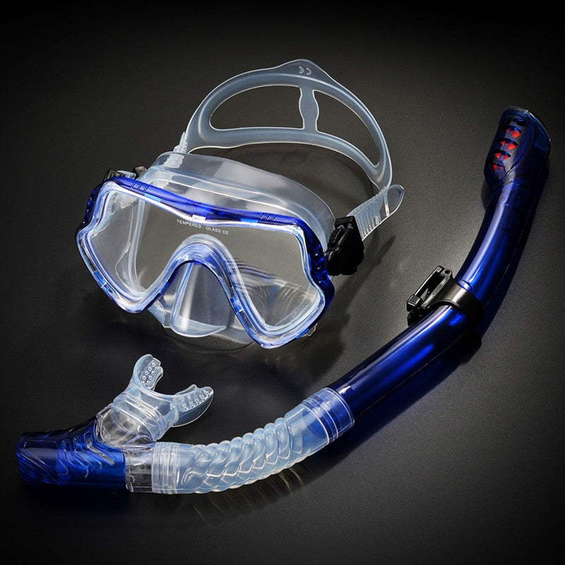 Diving Silicone Anti-fog Goggles Glasses Scuba