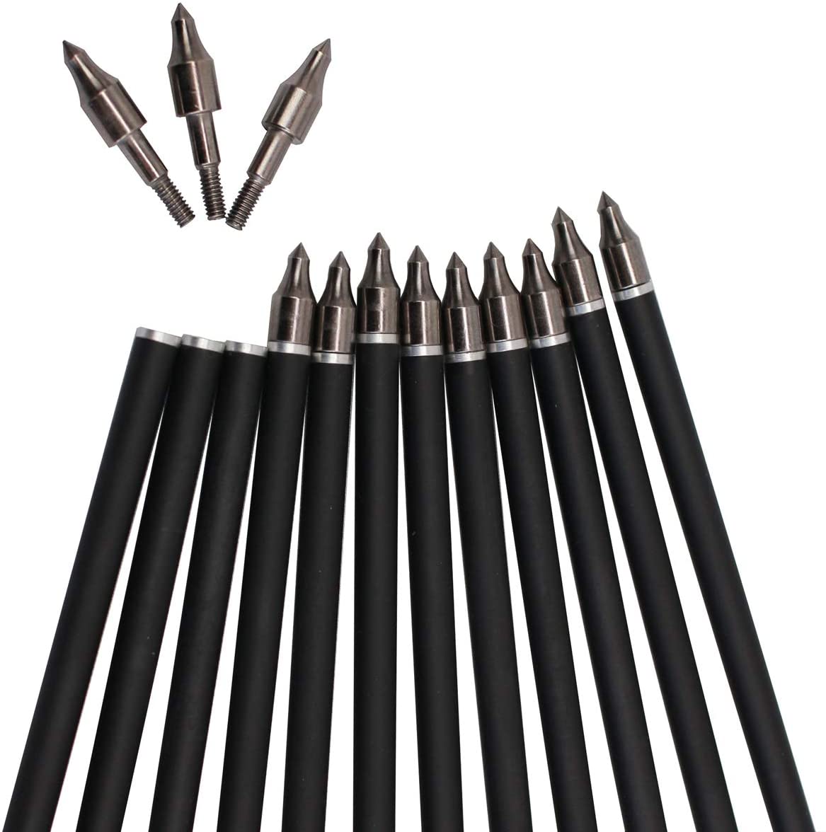 Aluminum Crossbow Bolts Arrows 16 18 20 22 Inch