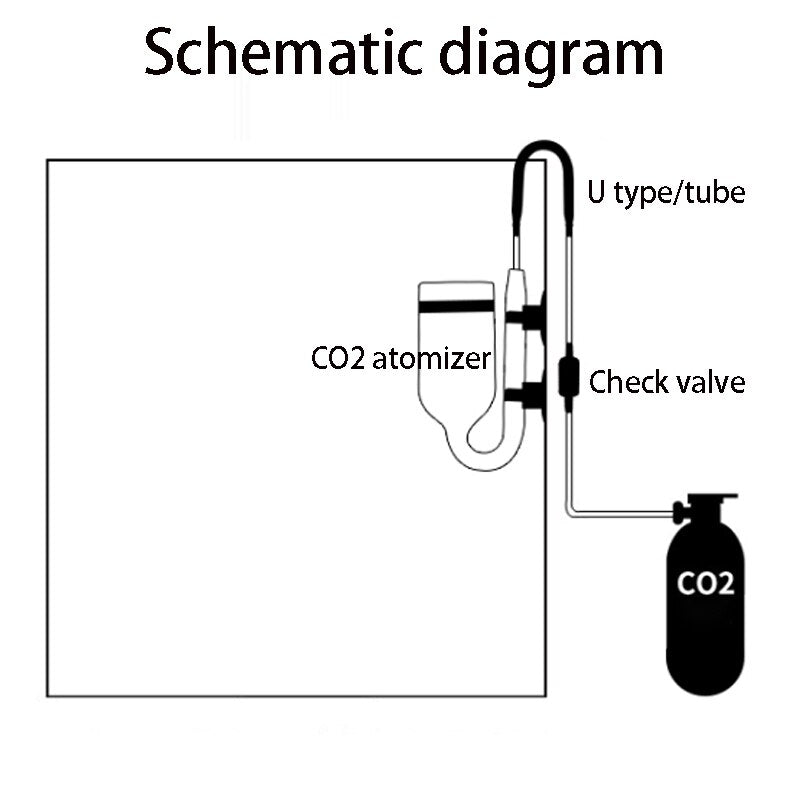 Aquarium Co2 Atomizer Glass