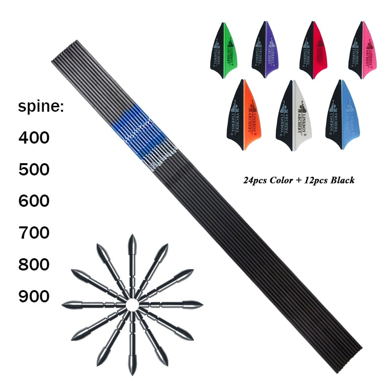 Archery Carbon Arrows Shaft Id4.2mm Spine