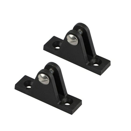 Black Plastic Boat Side Mount Deck Hinges