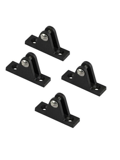 Black Plastic Boat Side Mount Deck Hinges
