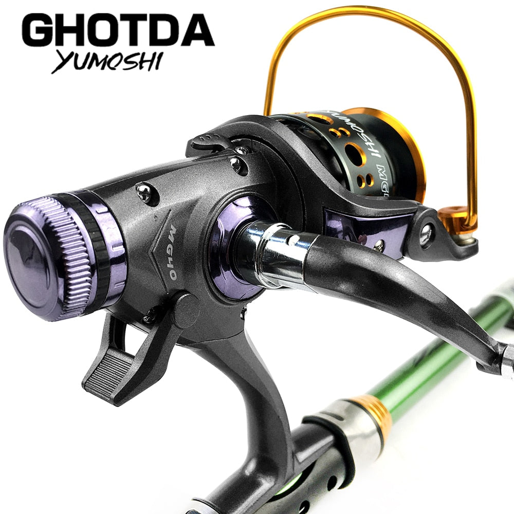 Fishing Reel Carp Spinning Reel Front And Rear