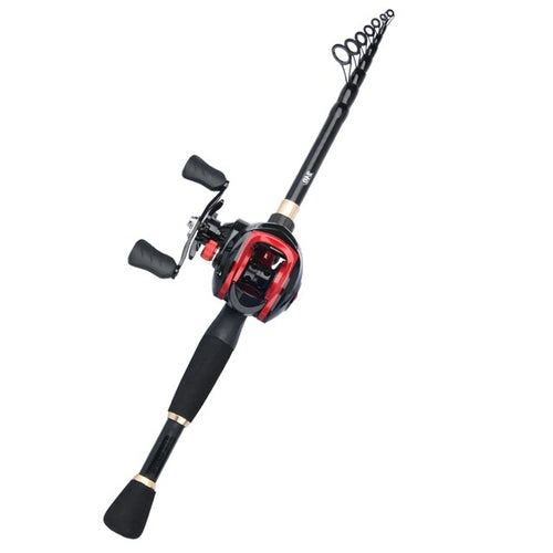 Telescopic Fishing Rod and Reel
