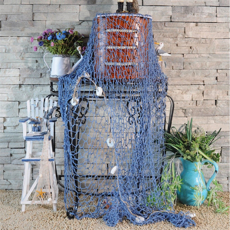 Hangings Fishing Net Pirate 100 * 200cm Home Decor Kids Party Tackle