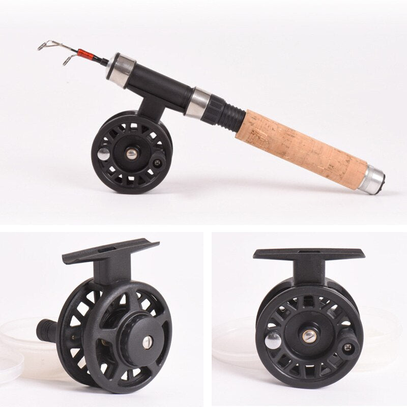Portable Mini Fishing Reel Bait