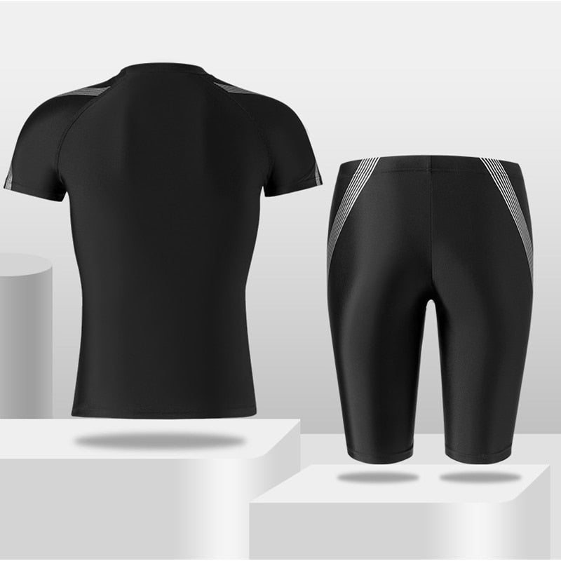 Indoor Pool Swimsuit Men Quick Dry Swimwear