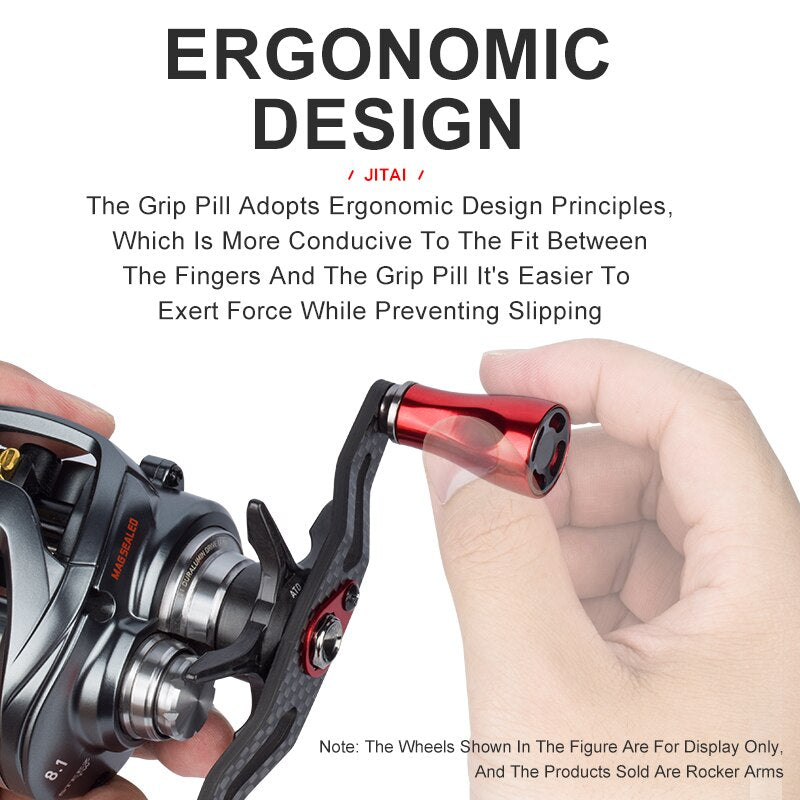 Jitai Fishing Reel Handle Carbon Fibre Aluminum