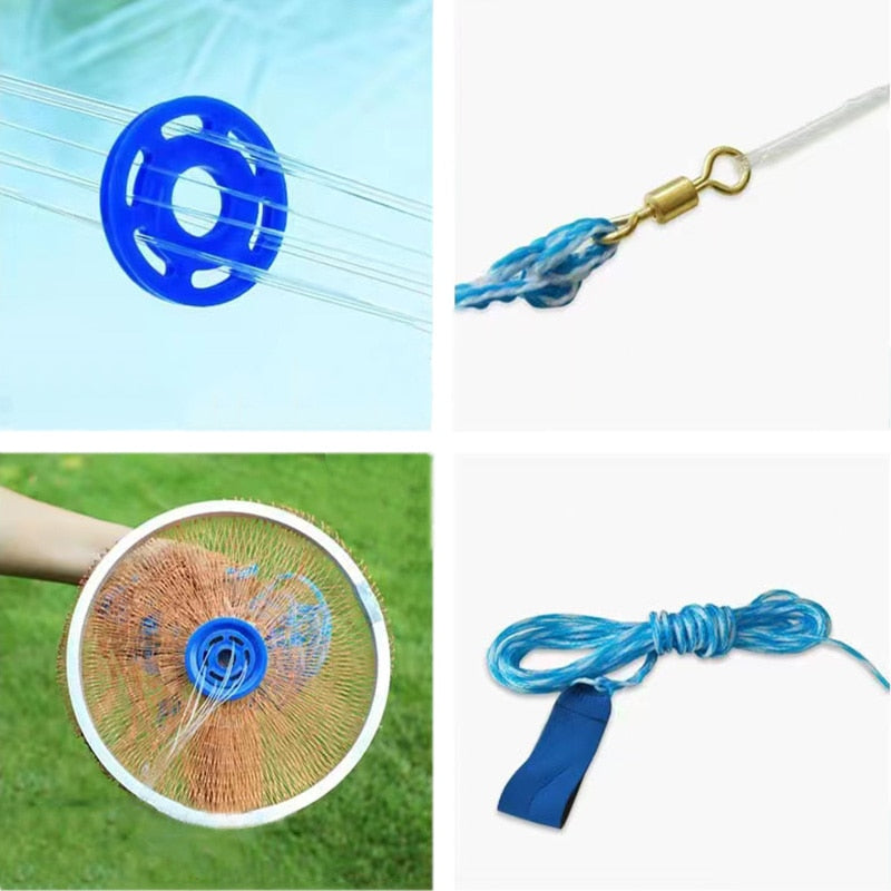 Hand Throwing Net Outdoor Fishing Tackle