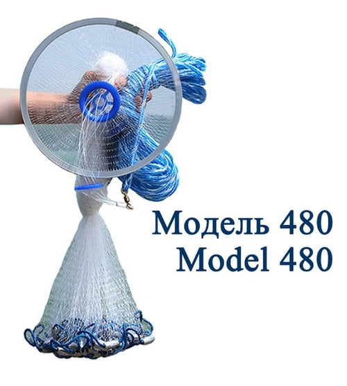 Lawaia Hand Cast Net Aluminum Or Blue Plastic Ring