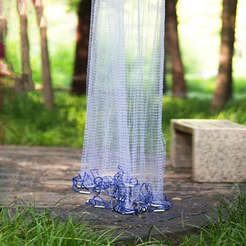 Lawaia Hand Cast Net Aluminum Or Blue Plastic Ring