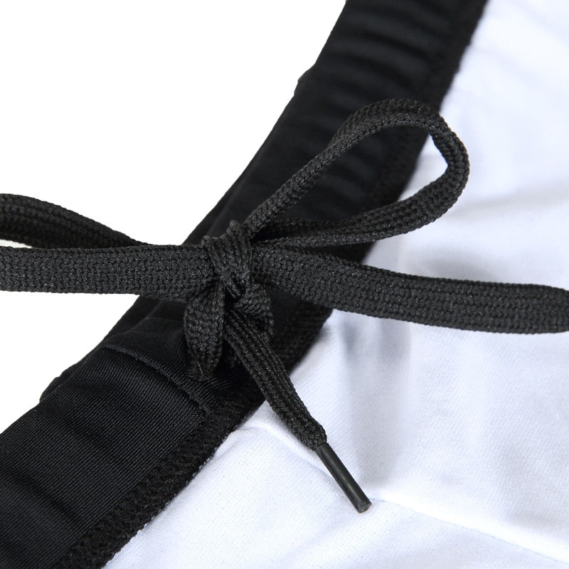 Men's Swimsuit With Hat Beach Sport Swim Trunks