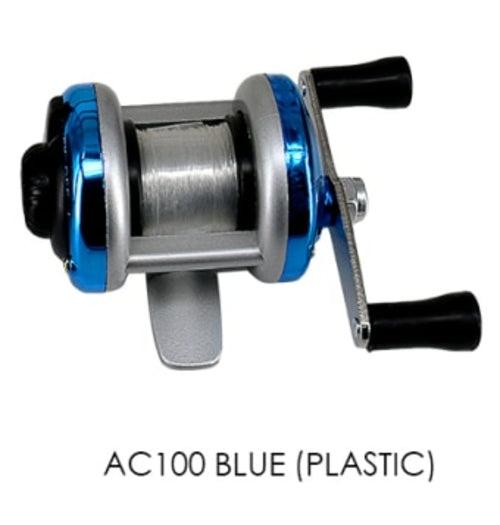 Mini Metal/Plasticl Drum Fishing wheel