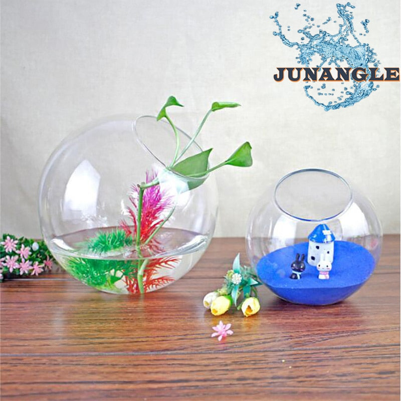 Mini Round Fish Tank Vase