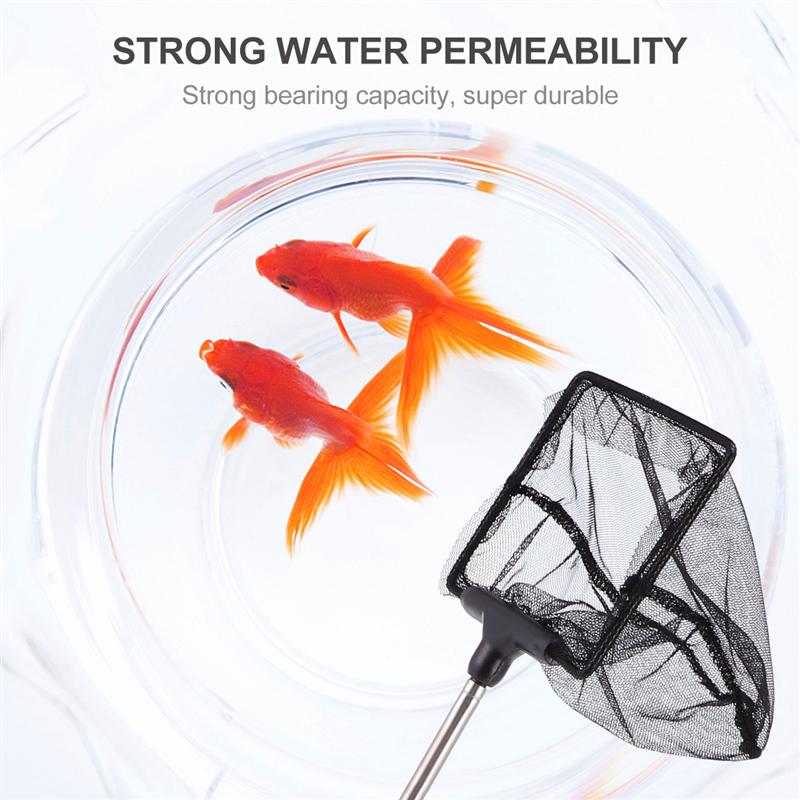 Net Fish Aquarium Tank Small Mesh Handle