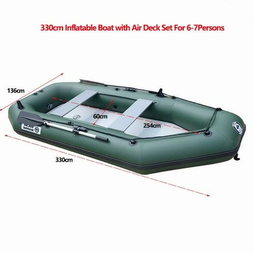 New 1-6 Persons Green Fishing Boat