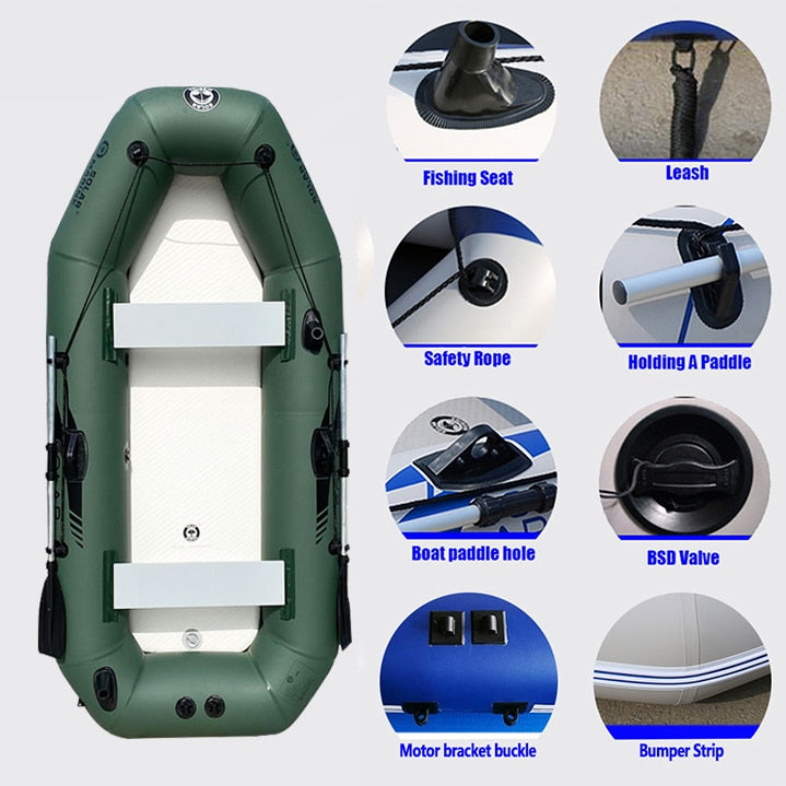 New 1-6 Persons Green Fishing Boat