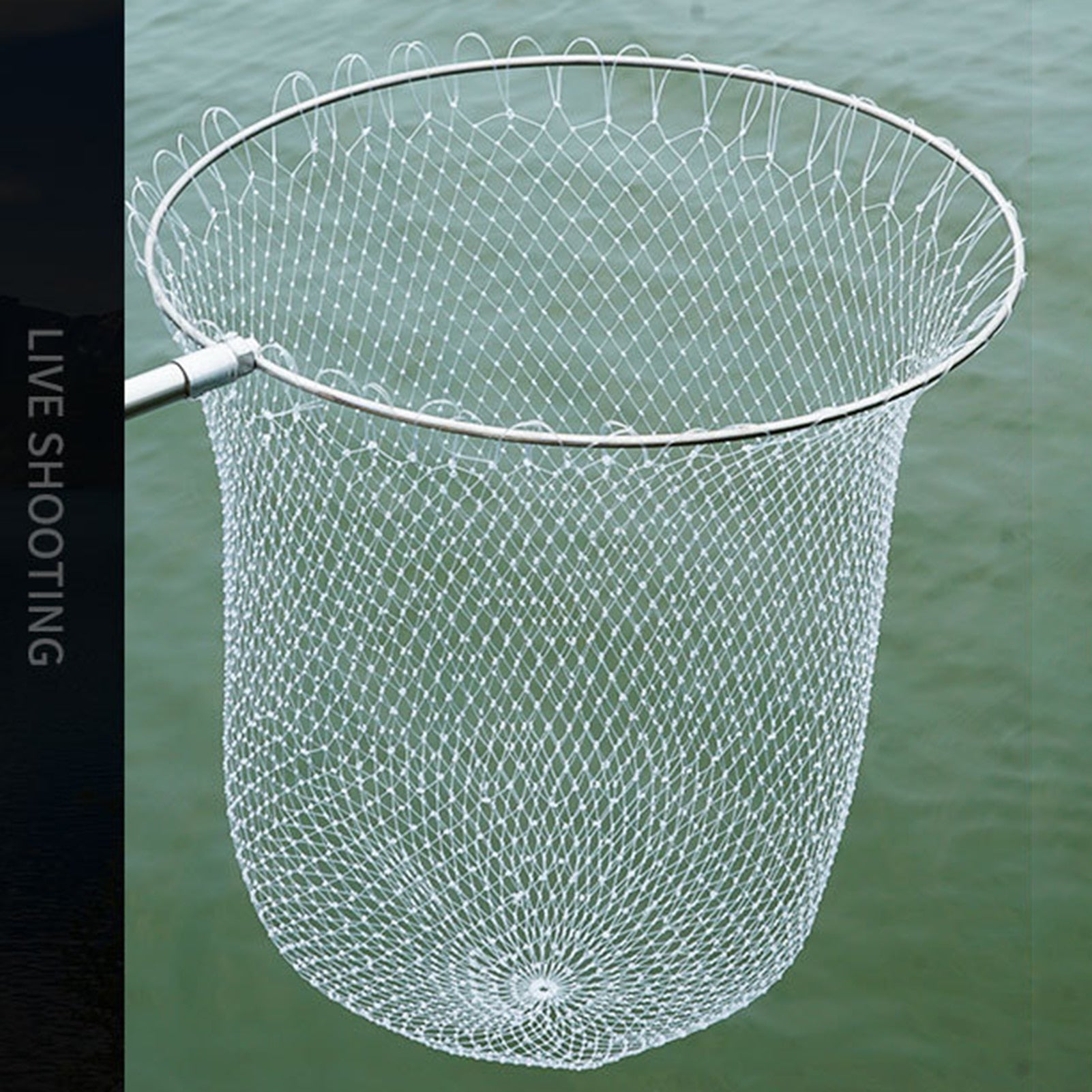 Double Line Braided Mesh Fishing Landing Net