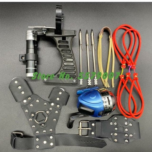 Professional Hunting Fishing Slingshot Rifle Crossbow Shooting Bow