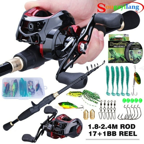 Sougayilang Casting Fishing Rod Combo