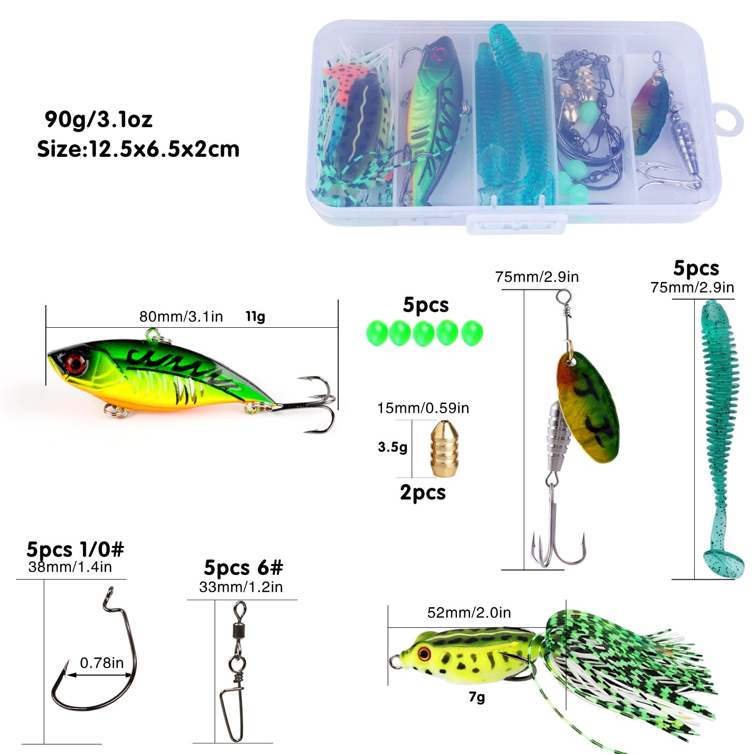 Sougayilang Casting Fishing Rod Combo