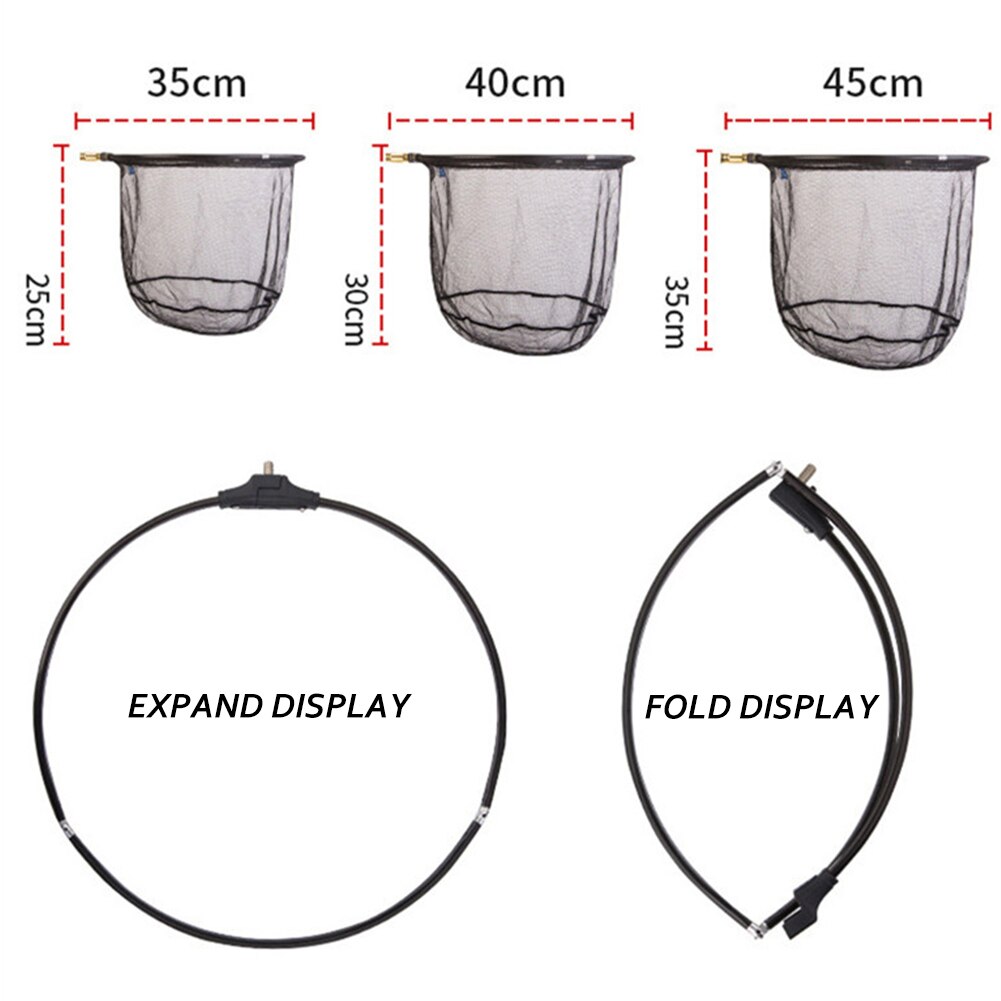 Telescopic Landing Net Triangle Folding