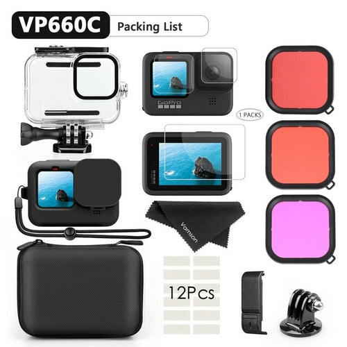 10 9 Black Underwater Waterproof Case Diving