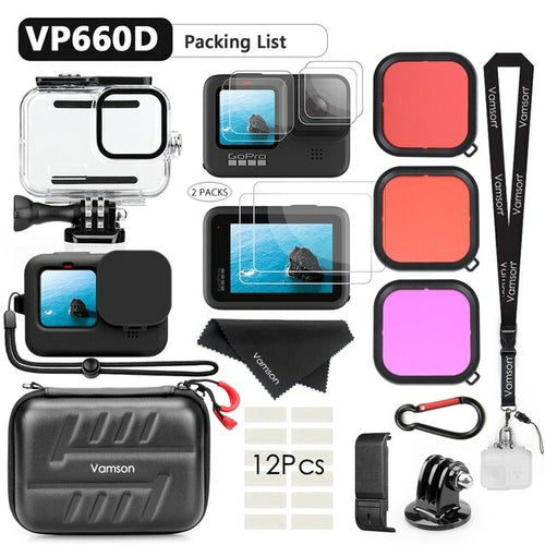 10 9 Black Underwater Waterproof Case Diving