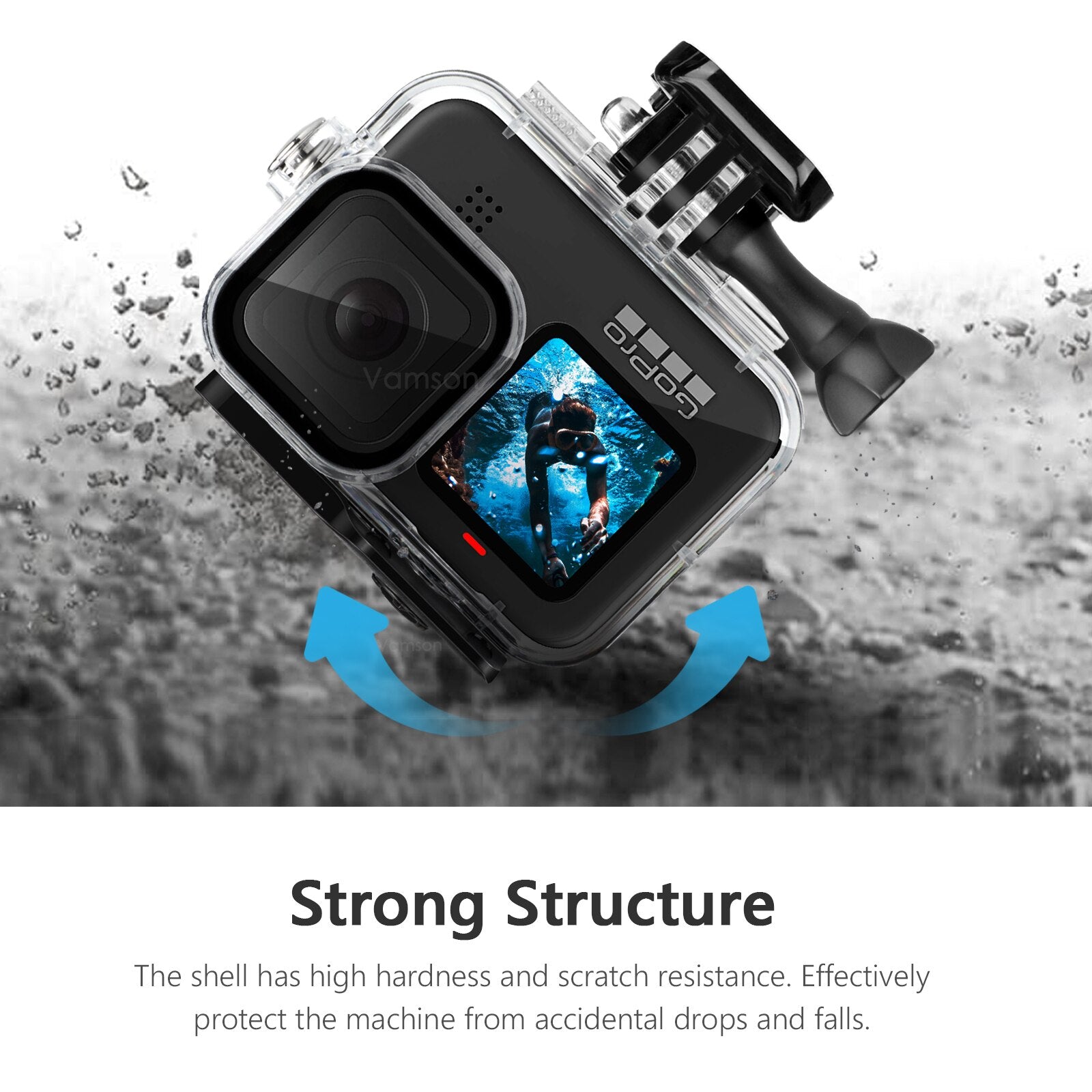 10 9 Black Underwater Waterproof Case Diving